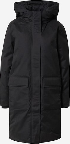 minimum Přechodný kabát – černá: přední strana