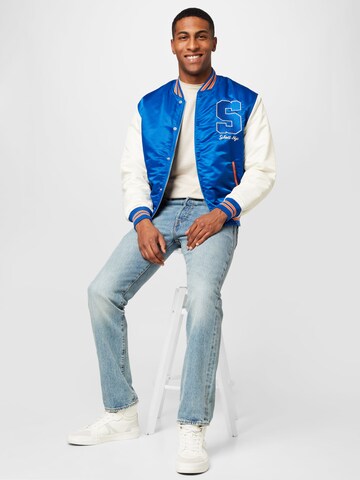 Schott NYC Between-Season Jacket 'COACHMAN' in Blue