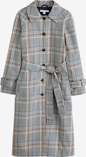 Next Between-seasons coat in XXS in Light beige / Dark blue / Brown, Item view