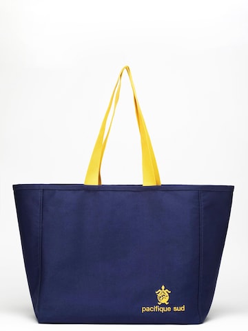 Pacifique Sud Beach Bag in Blue: front