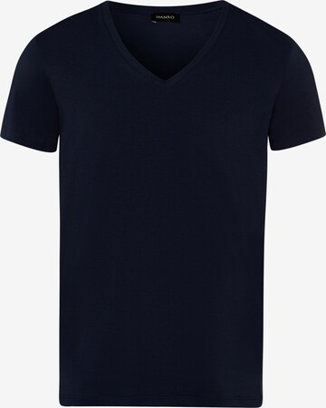 Hanro V-Shirt ' Cotton Superior ' in Blau: predná strana