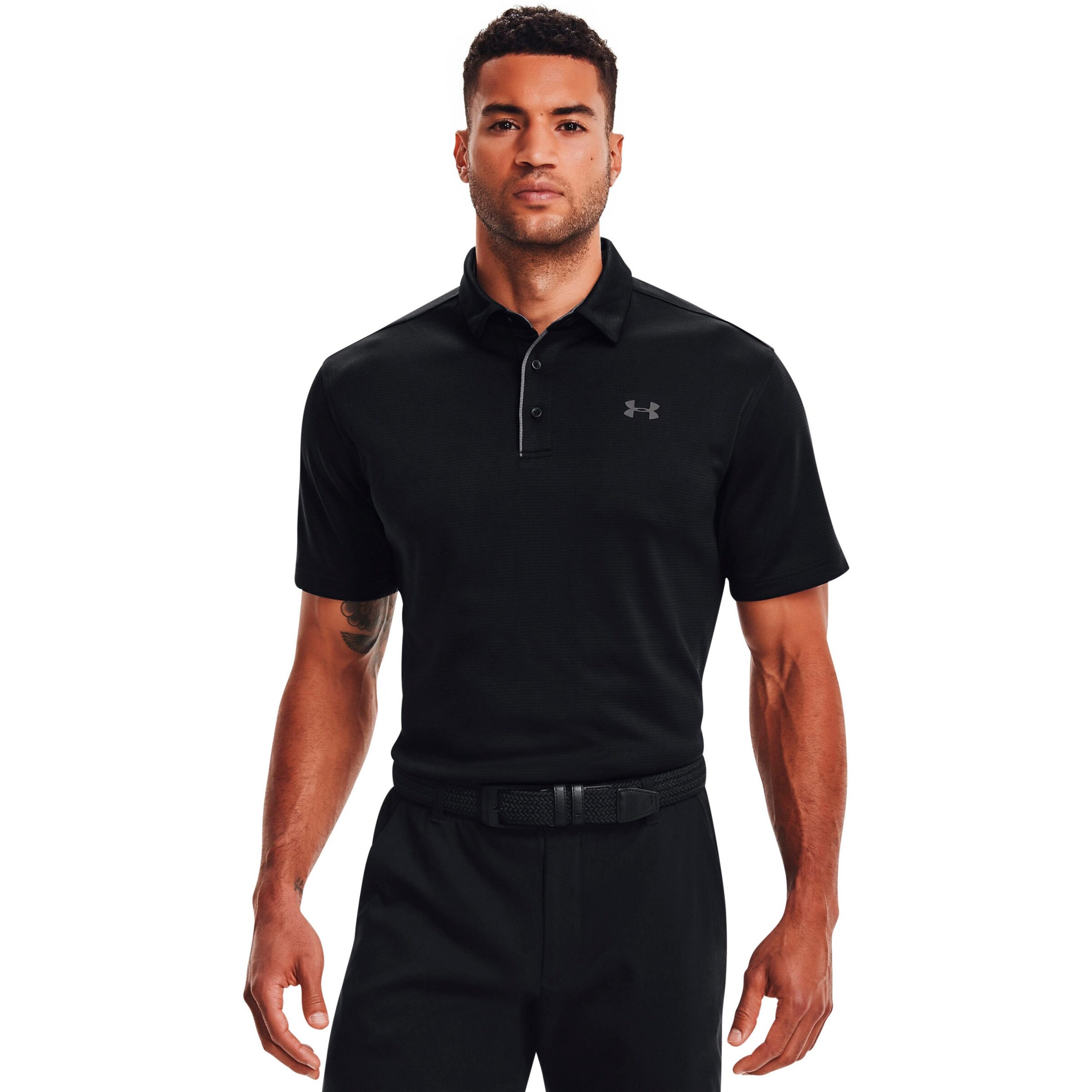 UNDER ARMOUR Performance Shirt in Black: front