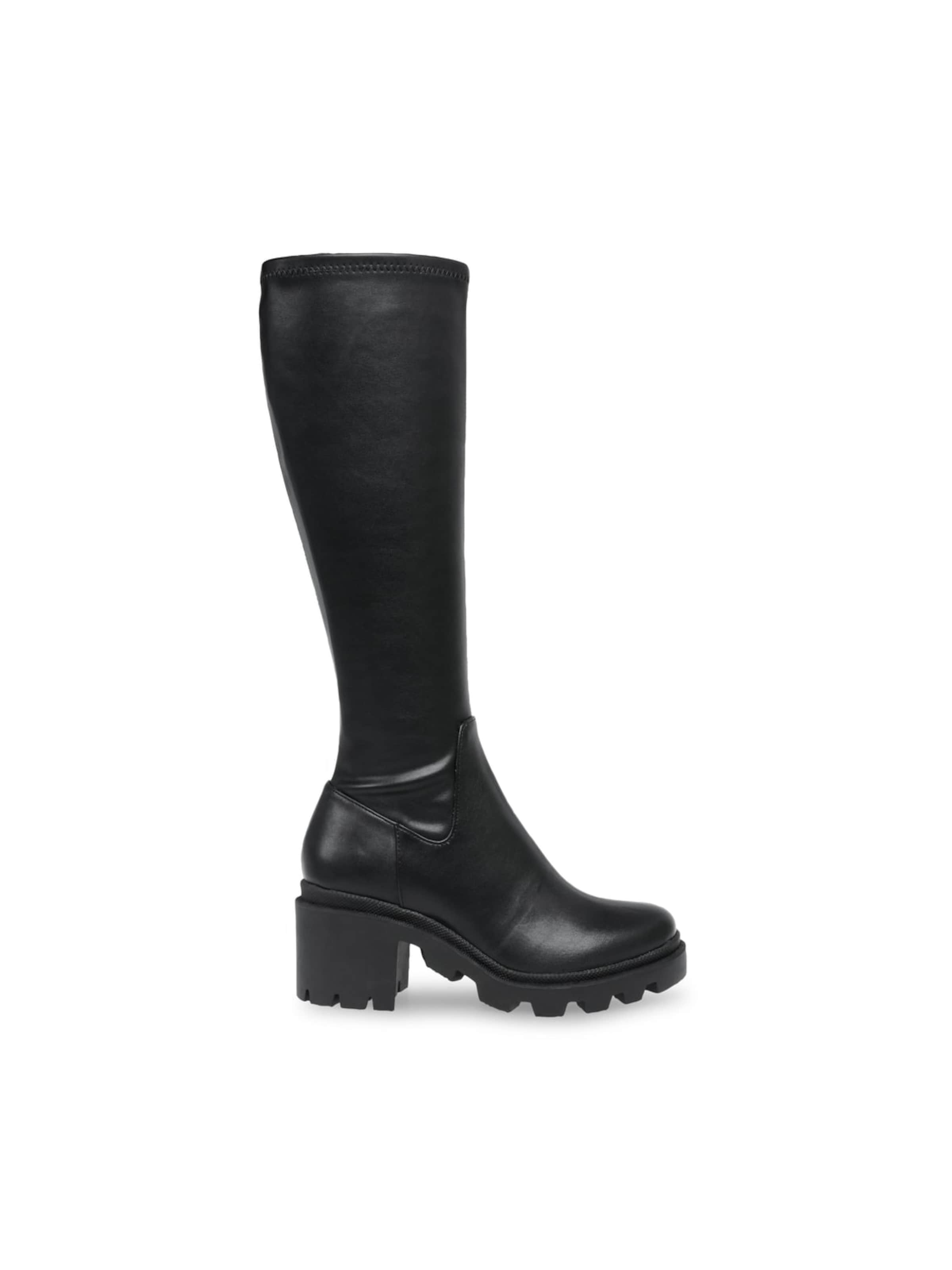 STEVE MADDEN Kozaki 'Womens Aberdeen Black Boots' w kolorze czarny: przód