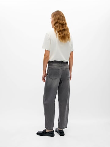 OBJECT Barrel Jeans 'OBJMIU ZOE' in Grey