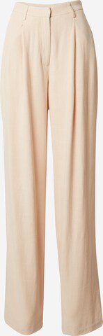 LeGer by Lena Gercke Regular Bandplooibroek 'Thora Tall' in Beige: voorkant