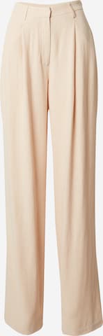 LeGer by Lena Gercke Regular Bandplooibroek 'Thora Tall' in Beige: voorkant