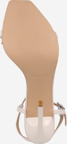 Simmi London - Sandalias con hebilla 'NOLAN' en blanco
