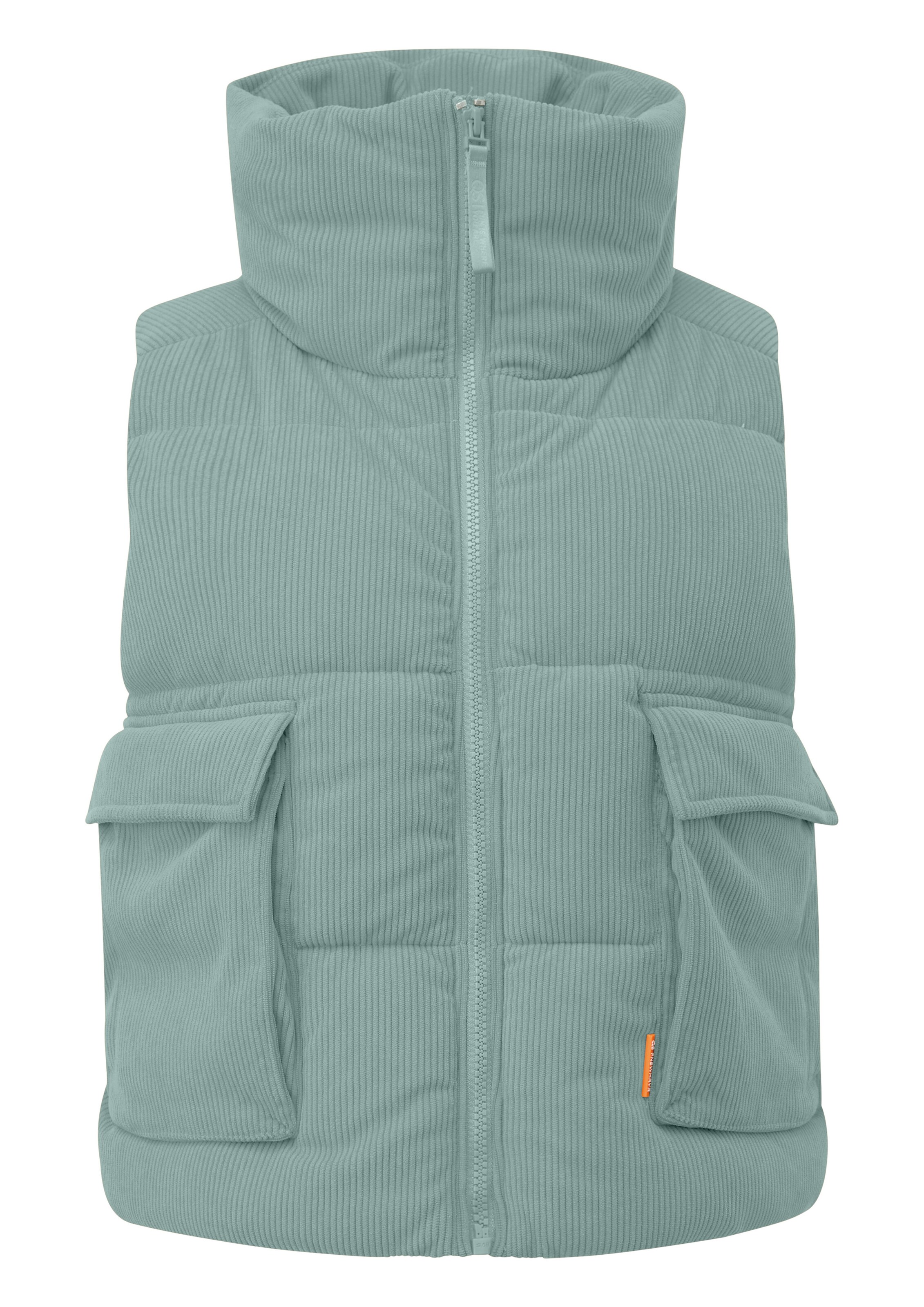 QS Bodywarmer in de kleur Turquoise, Productweergave