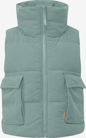 QS Bodywarmer in Groen: voorkant