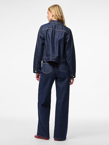 PIECES Between-season jacket in Blue