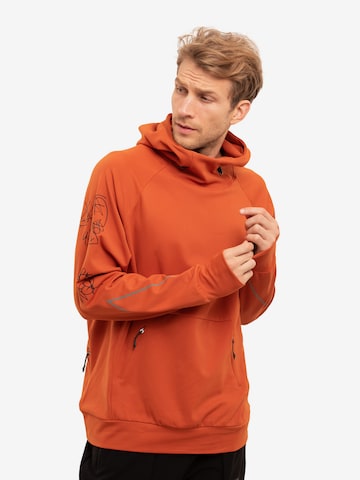 Rukka - Sweatshirt de desporto 'Matari' em vermelho: frente