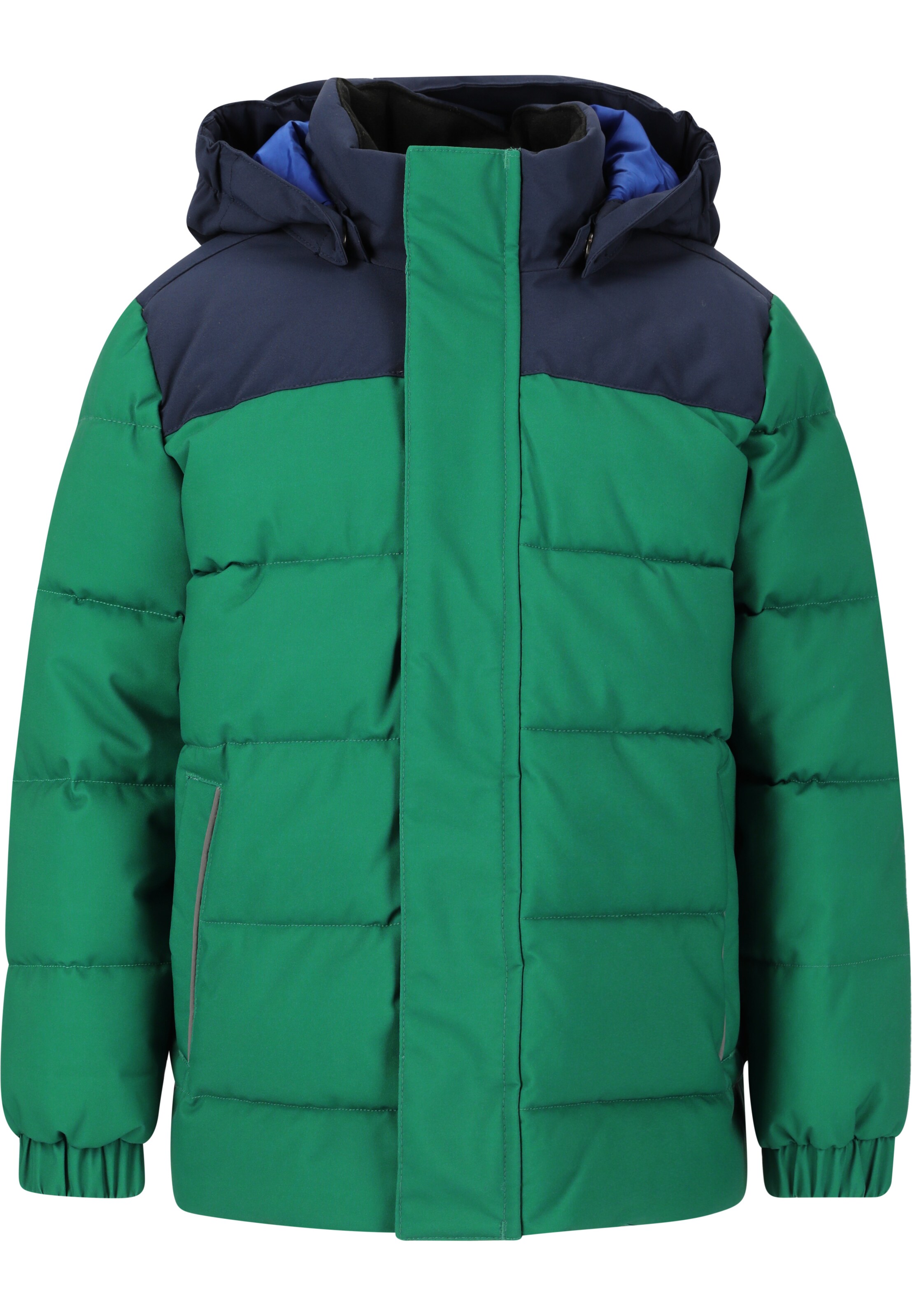 ZigZag Steppjacke 'Esra' in Grün: Vorderseite