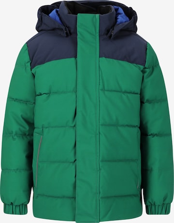 ZigZag Winter Jacket 'Esra' in Green: front