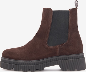 WODEN Chelsea Boots 'Sanna' i brun: forside
