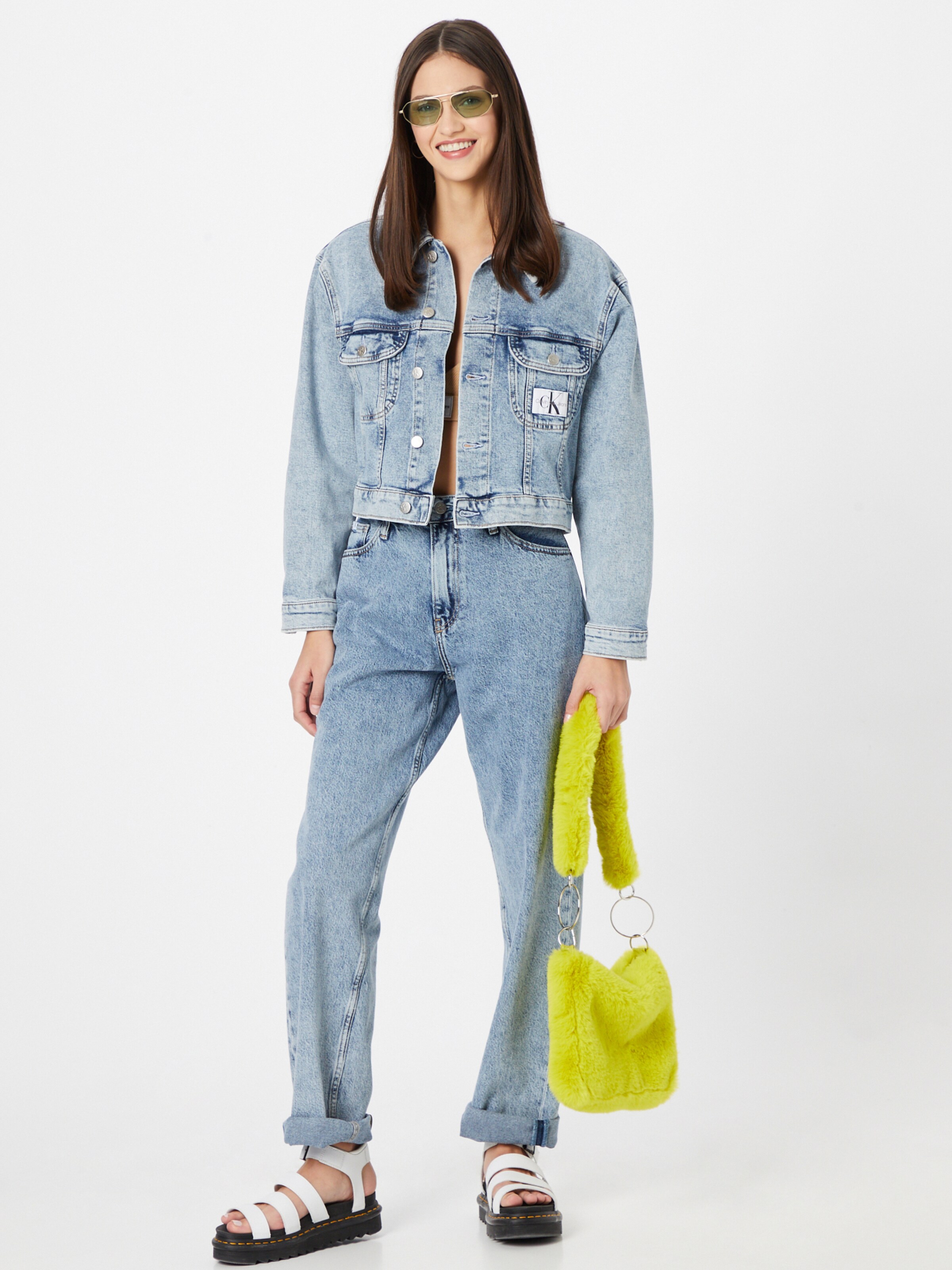 Mėlyna Calvin Klein Jeans Demisezoninė striukė | ABOUT YOU