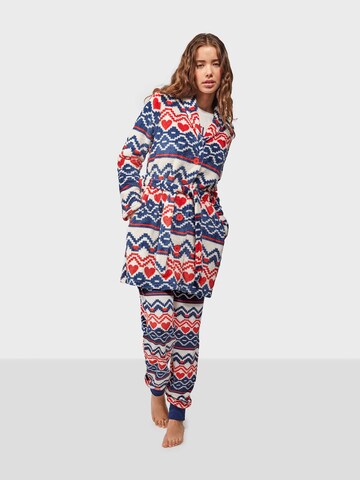 Robe de chambre Gisela en bleu