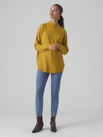 VERO MODA Sweater 'PLAZA' in Yellow