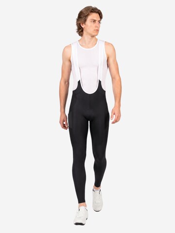 WULIBIKE - Slimfit Pantalón deportivo 'Wulibike Herren Trägerhose 'Endurance' Lang Race-Fit' en negro