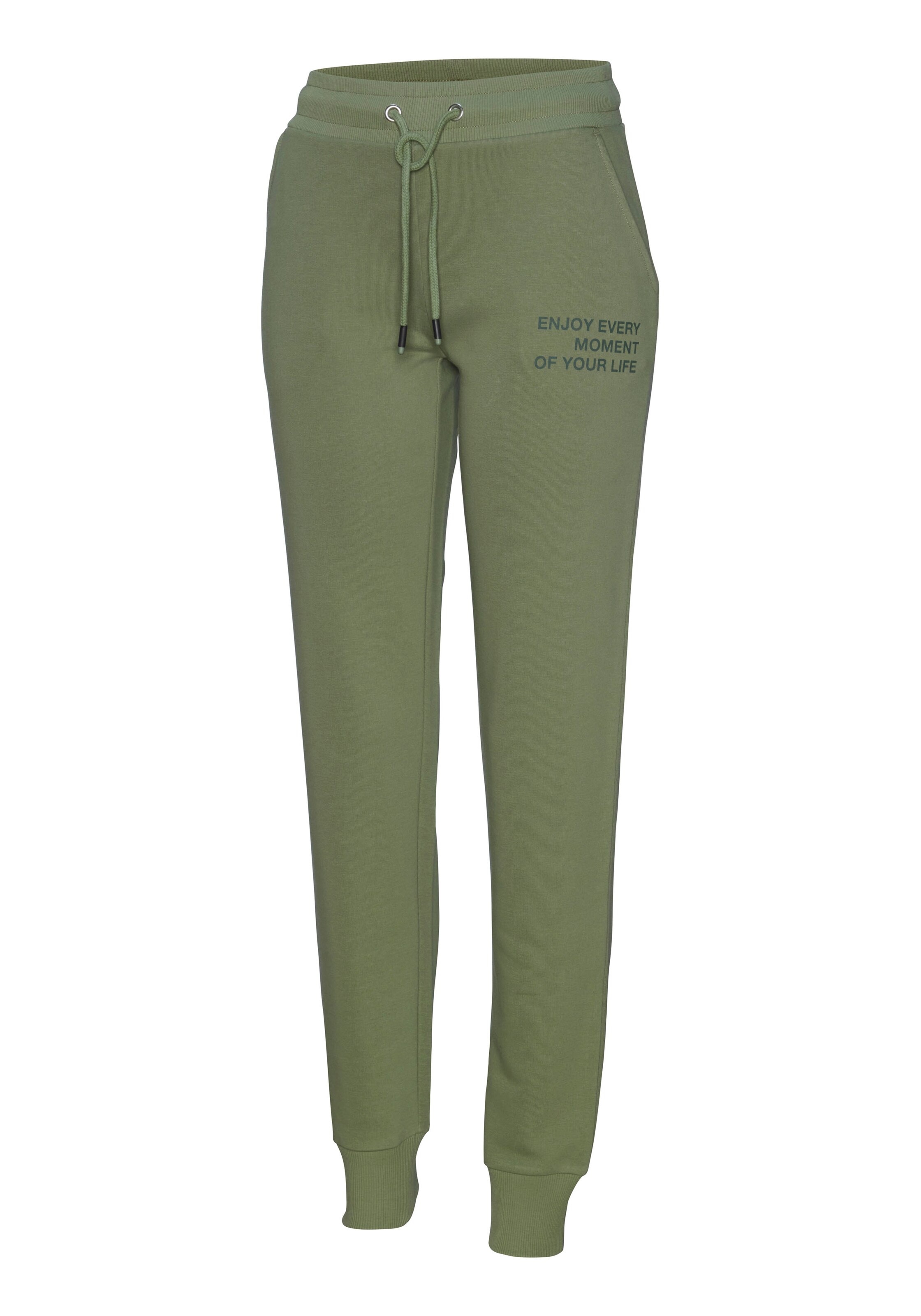 BUFFALO - Tapered Pantalón en verde