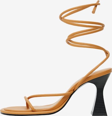 MANGO Sandal 'Boulard' i brun: framsida