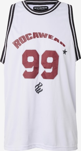 ROCAWEAR Top 'Baller' in Weiß: Vorderseite