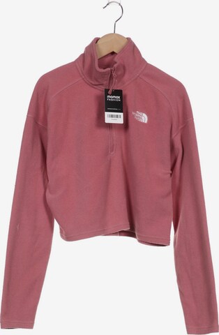 THE NORTH FACE Sweatshirt & Zip-Up Hoodie in S in Pink: front