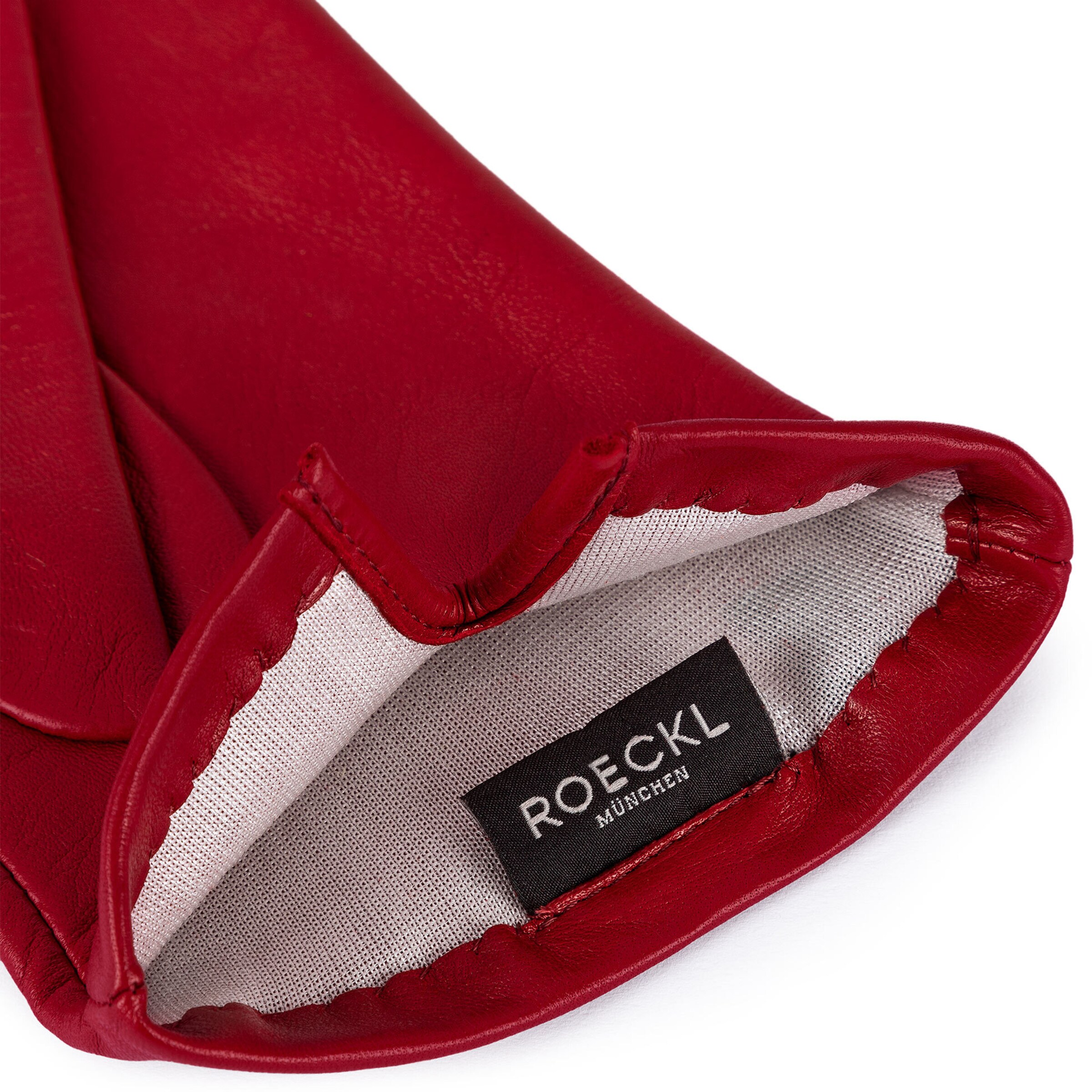 Roeckl Vingerhandschoenen 'LISSABON' in Rood