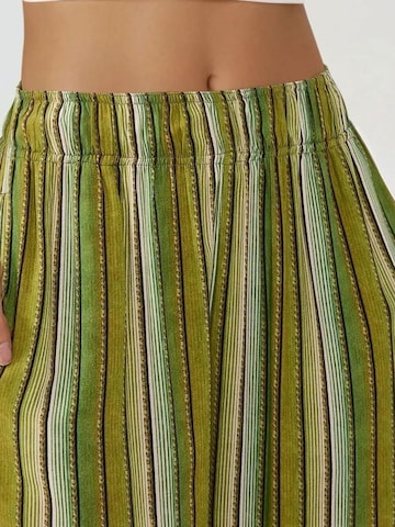 Wide Leg Pantalon Hiccup en vert