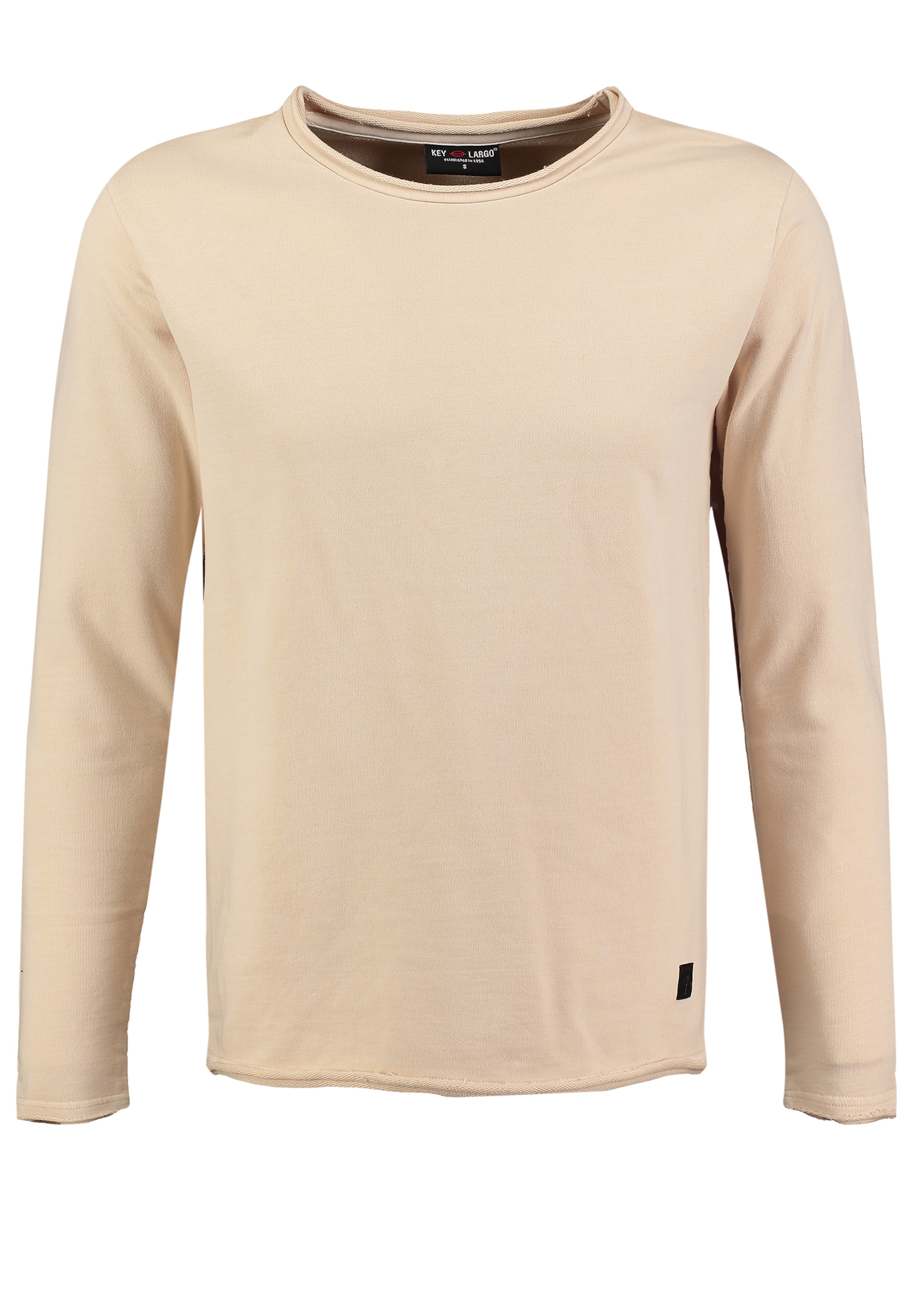 Key Largo Mikina 'KLLevel' – béžová: přední strana