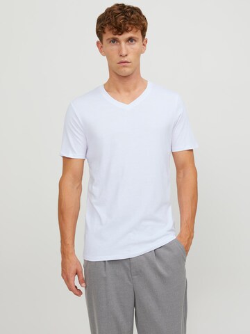 T-Shirt JACK & JONES en blanc : devant