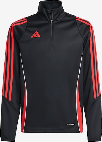 Felpa sportiva 'Tiro 24' di ADIDAS PERFORMANCE in nero: frontale