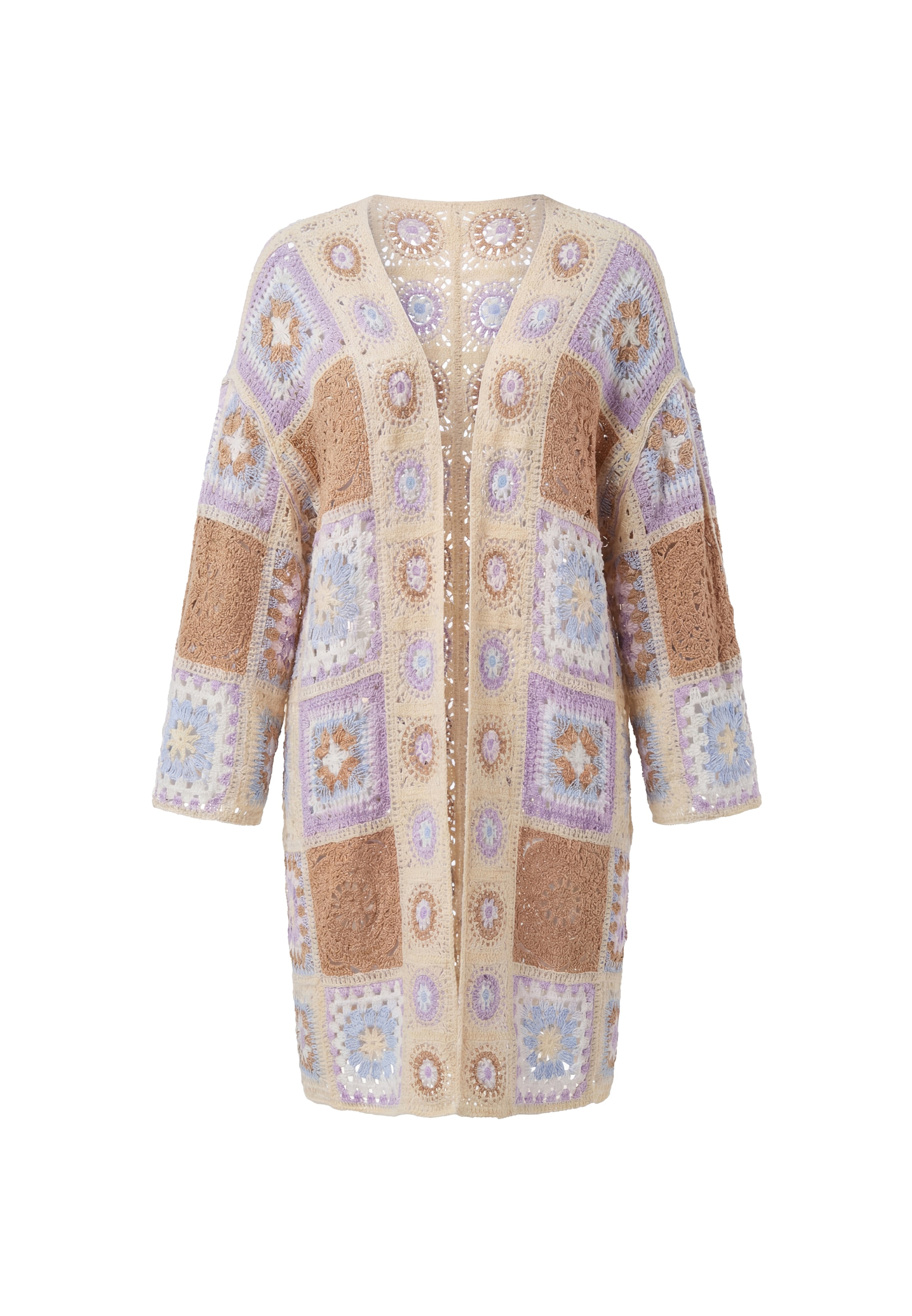 IZIA Kimono in Mischfarben: Vorderseite