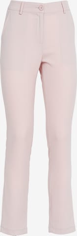 Influencer Slimfit Hose in Pink: predná strana