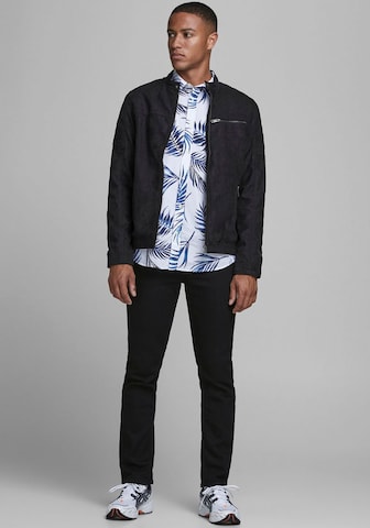 JACK & JONES Regular fit Between-Season Jacket 'JCOROCKY JACKET' in Black