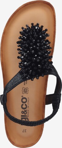 IGI&CO T-Bar Sandals in Black