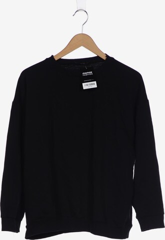 Trendyol Sweatshirt & Zip-Up Hoodie in XL in Black: front