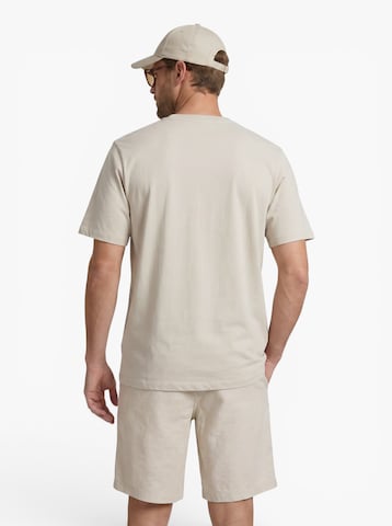 JACK & JONES Tričko 'JJHonolulu' - Béžová