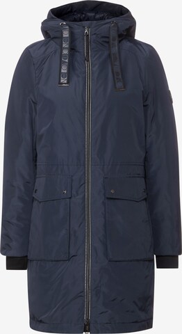 STREET ONE Winter Parka in Blue: front