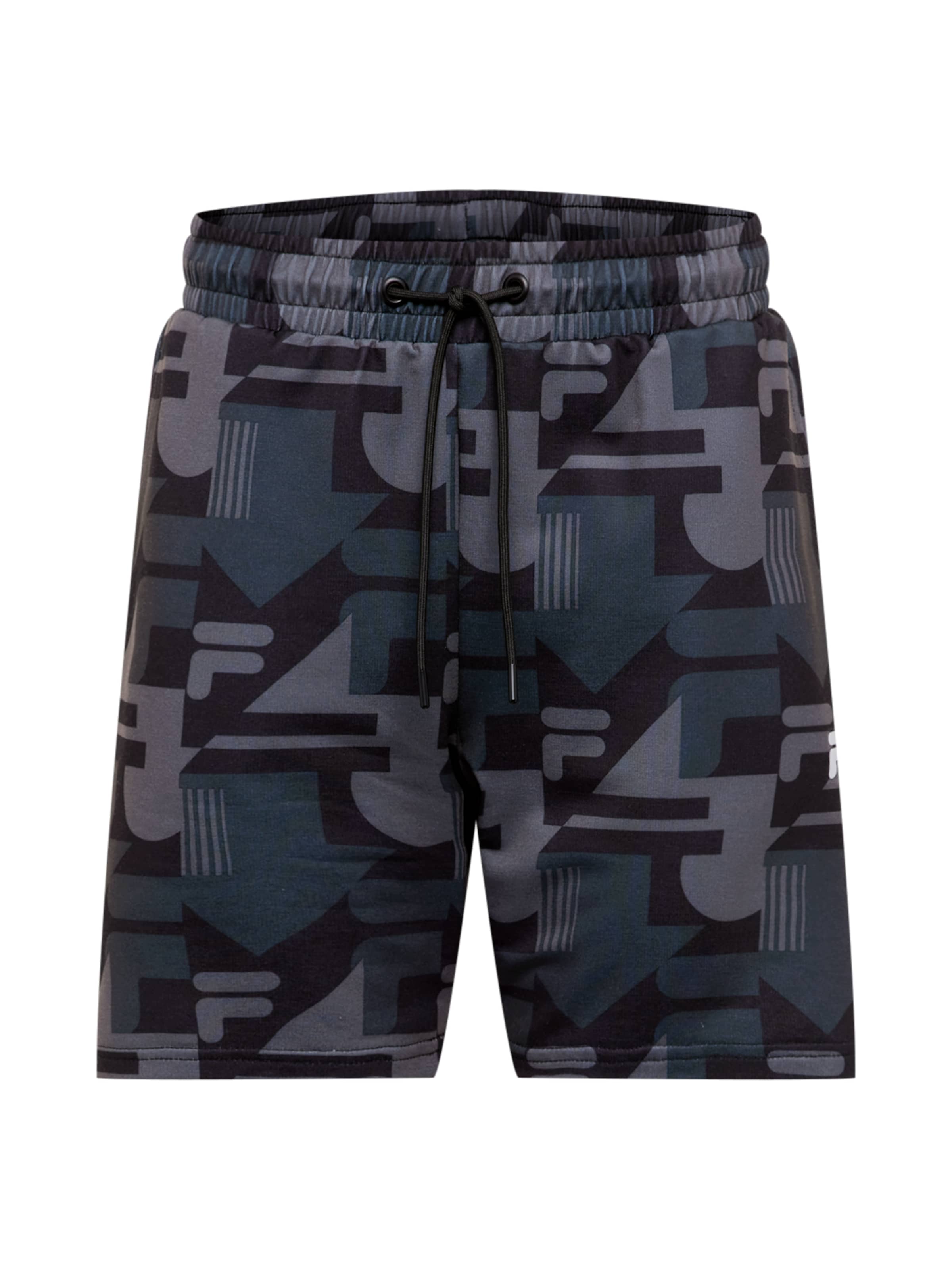 FILA Regular Sporthose in Schwarz: Vorderseite