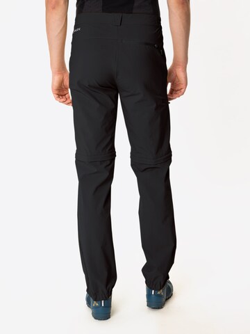 VAUDE Regular Outdoor Pants 'YARAS' in Black