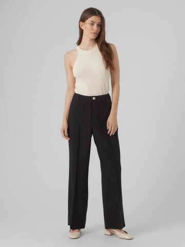 VERO MODA Loose fit Trousers 'VMGecina' in Black