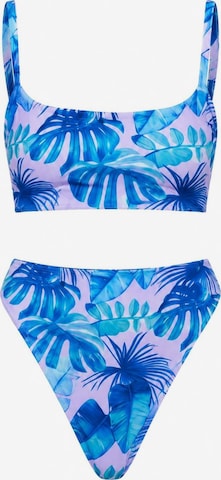 T-shirt Costume intero 'Kalya bikini' di Hobo Sapiens in blu: frontale