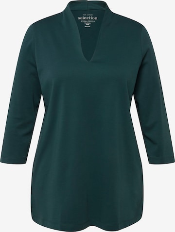 Ulla Popken Shirt in Groen: voorkant