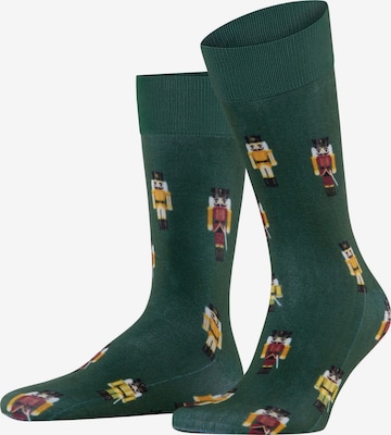 BURLINGTON Socks 'December Days' in Green: front