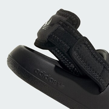 ADIDAS ORIGINALS Sandals & Slippers 'Adilette' in Black