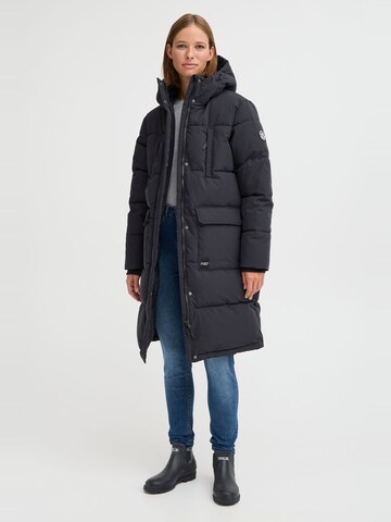 North Bend Mantel 'Kaila' in Schwarz: Vorderseite