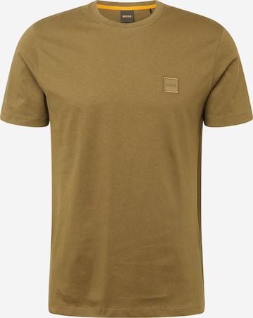 T-Shirt 'Tales' BOSS Orange en vert : devant