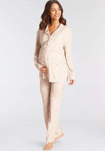 Pigiama di LASCANA in beige: frontale