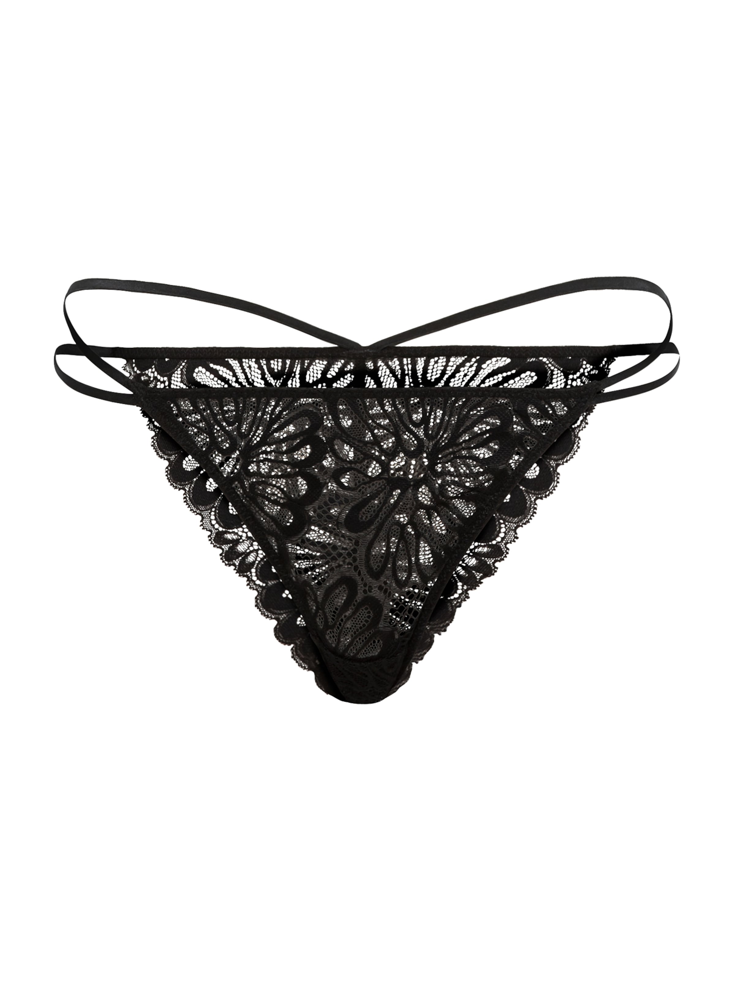 LSCN by LASCANA Стринг в черно: отпред