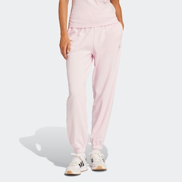 ADIDAS SPORTSWEAR Tapered Sporthose 'Essentials' in Pink: Vorderseite